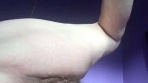 Another video of a slutty granny fucking her hairy pussy