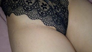 my hairy pussy in black bodysuit