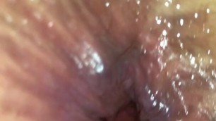 Beautiful anal orgasm and cum