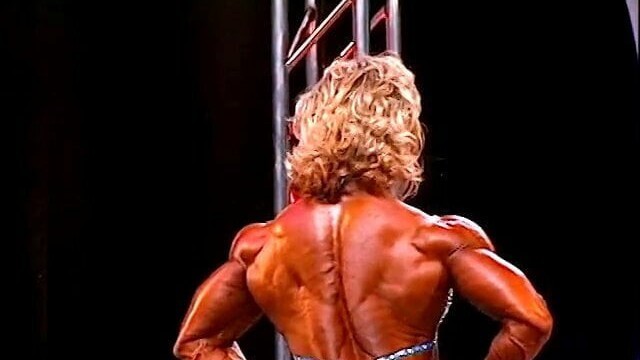 Lisa Aukland - Muscle GILF at 2007 Olympia