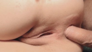 Amateur Close-Up Anal Sex, Gaping And Creampie