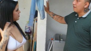 I fuck my slutty stepsister while she washes her clothes