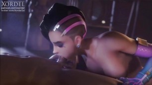 Sombra Deep Throating A Cock